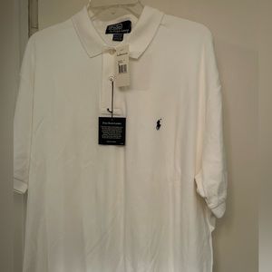 Men’s Polo by Ralph Lauren white golf shirt